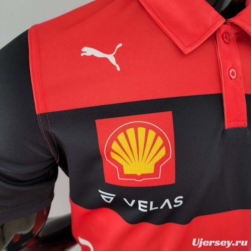 2022 F1 Ferrari Red Polos  #0005