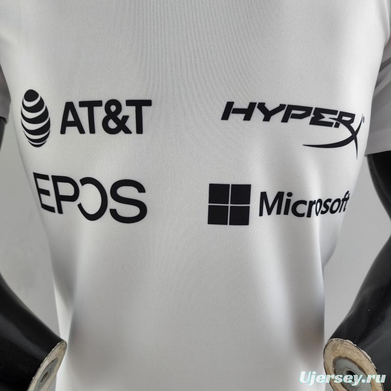 2022 F1 Red Bull /Bwm White T-shirts #0008