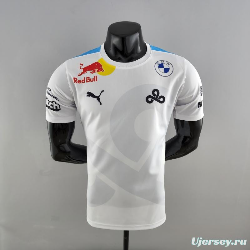 2022 F1 Red Bull /Bwm White T-shirts #0008