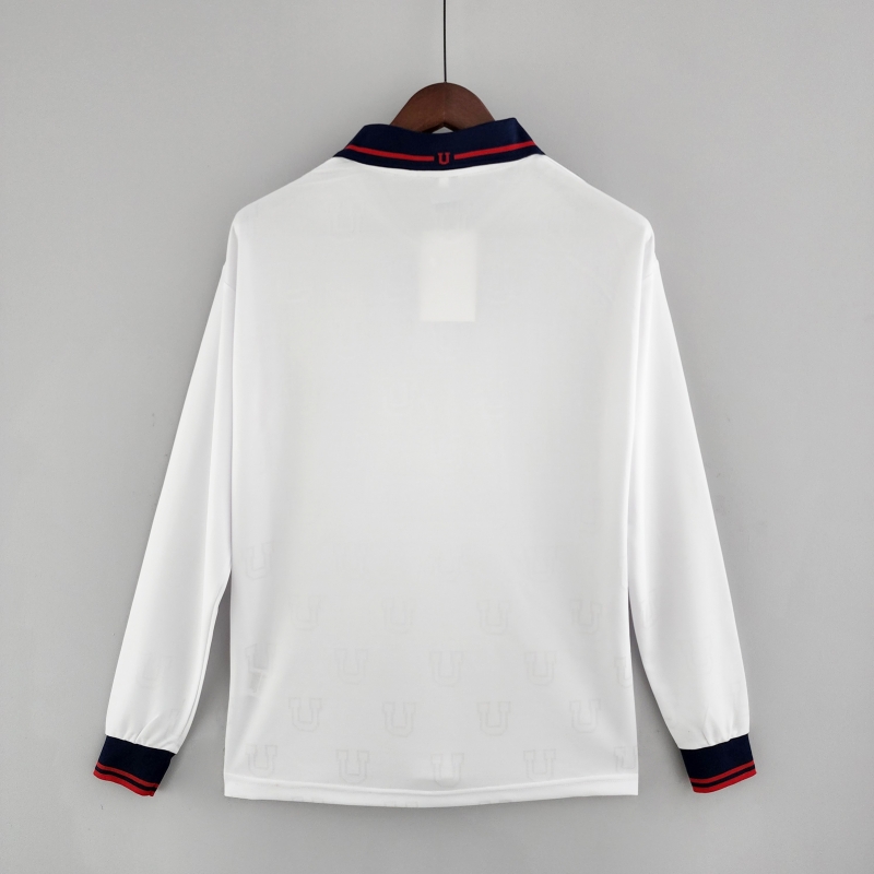 Retro Long Sleeve Universidad De Chile 1998 Home Soccer Jersey