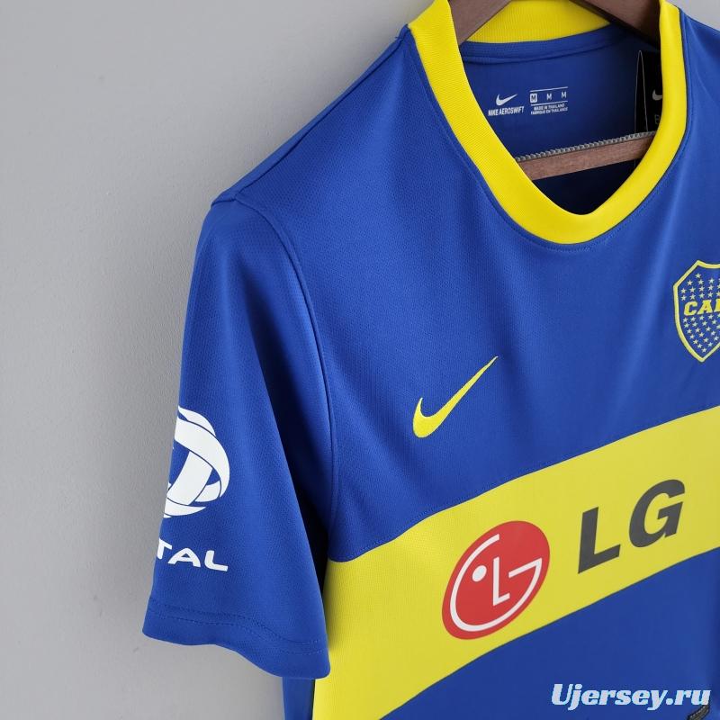 Retro 10/11 Boca Juniors Home Soccer Jersey