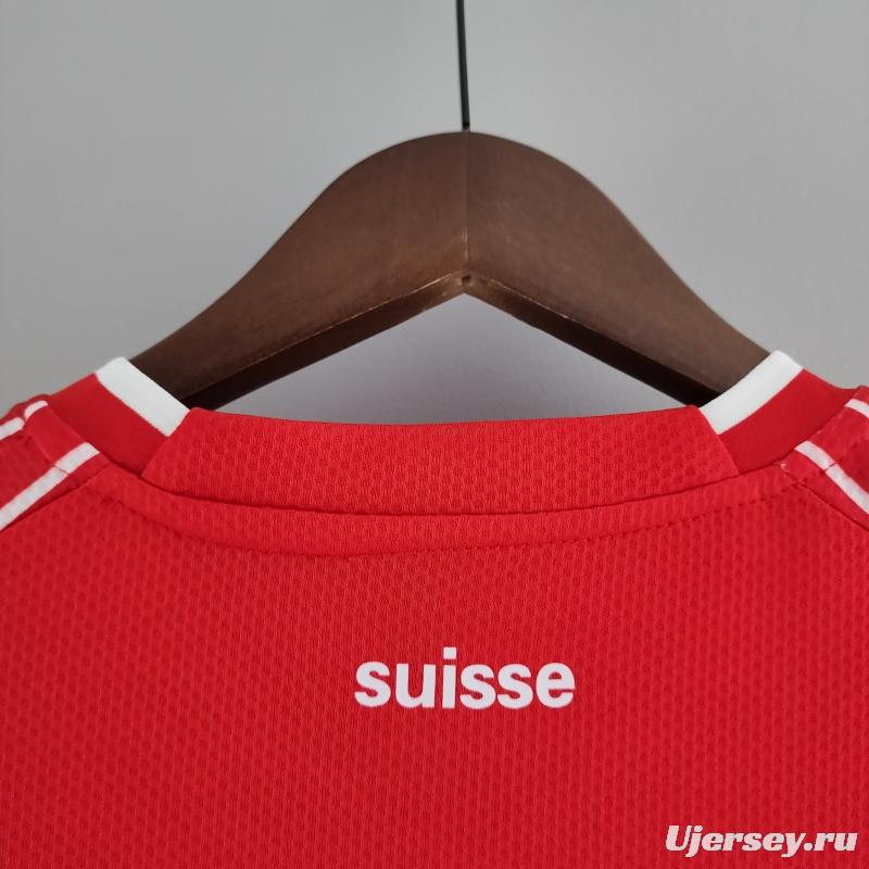 2022 Switzerland Home Soccer Jersey