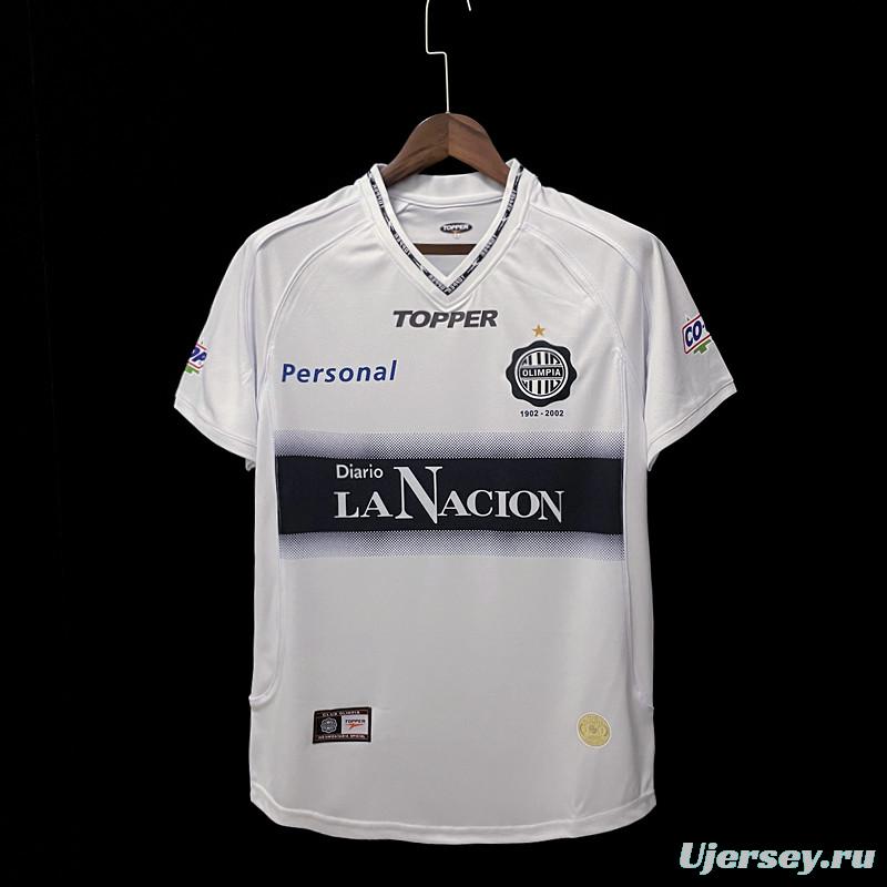 Retro 02 03 Olimpia Home Soccer Jersey