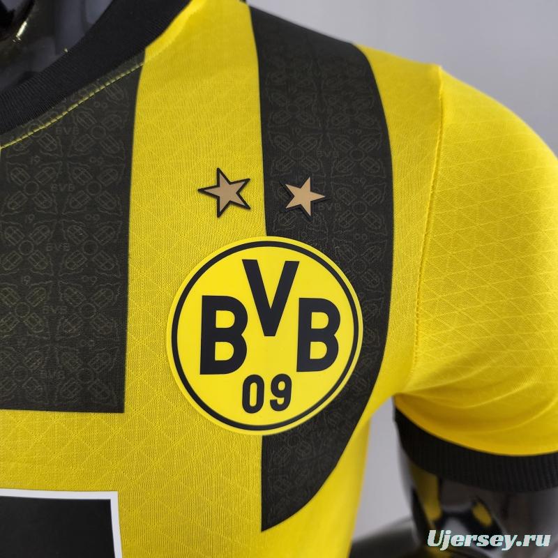 Player Version 22/23 Dortmund Home Soccer Jersey