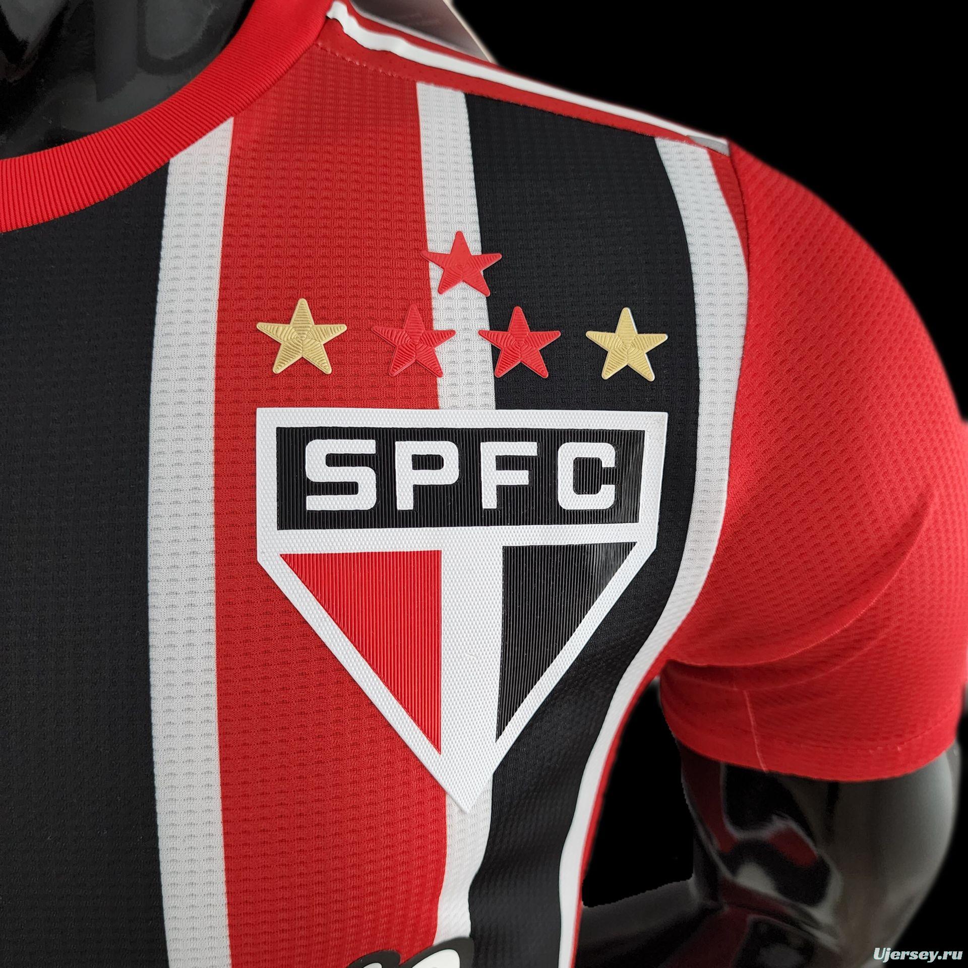 Player Version 22/23 Sao Paulo Away Soccer Jersey