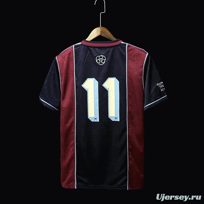 Retro 2011 West Ham Iron Maiden Home Soccer Jersey