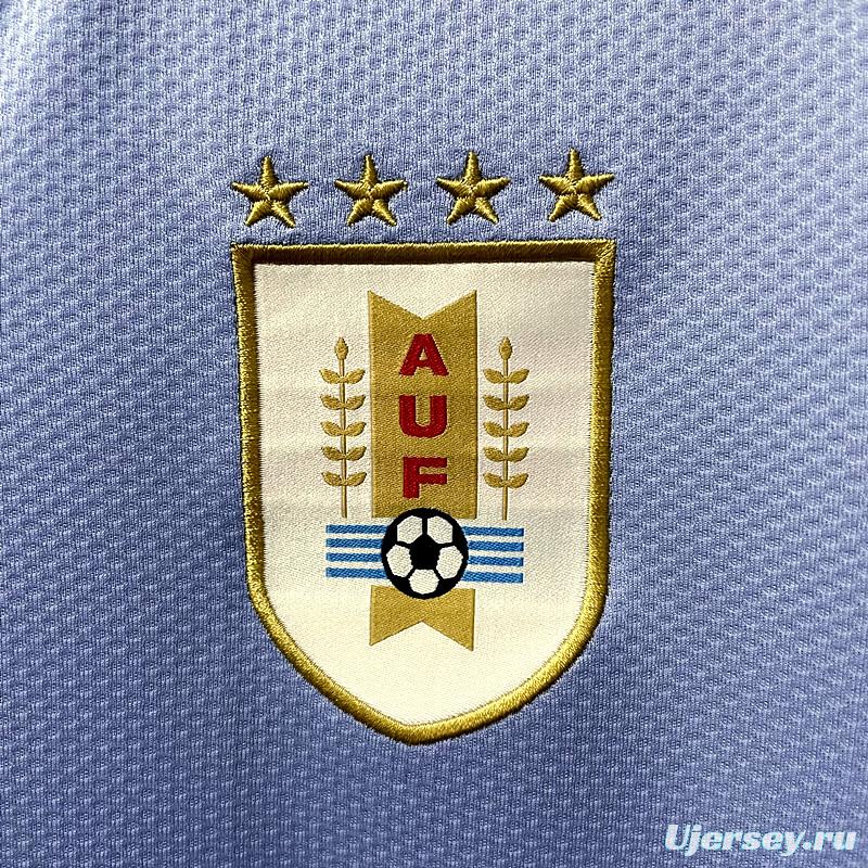 2022 Uruguay Home Soccer Jersey