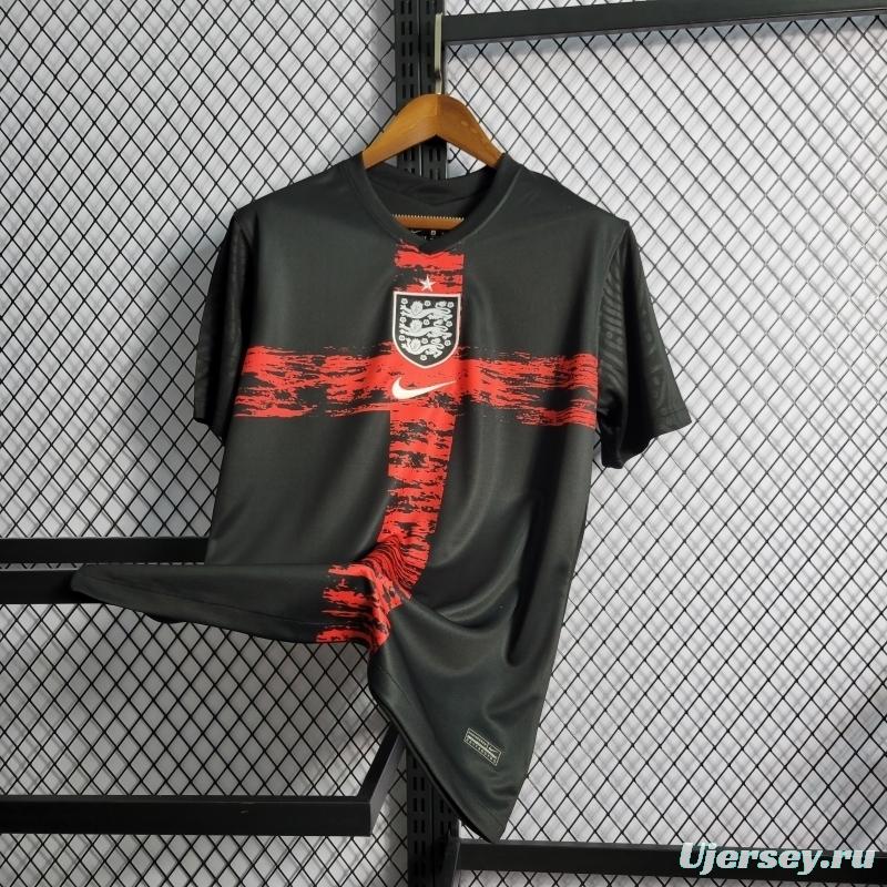 2022England Pre-Game Black Jersey