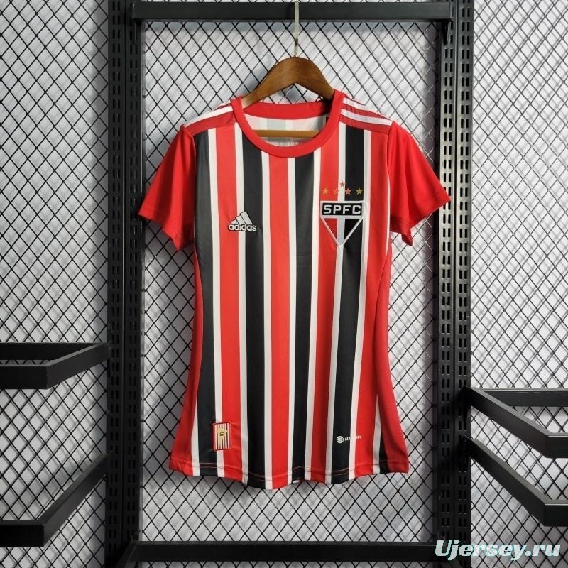 22/23 Woman Sao Paulo Away Soccer Jersey