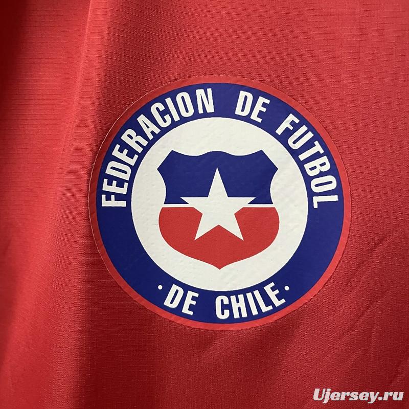 2022 Windbreaker Chile Home Soccer Jersey