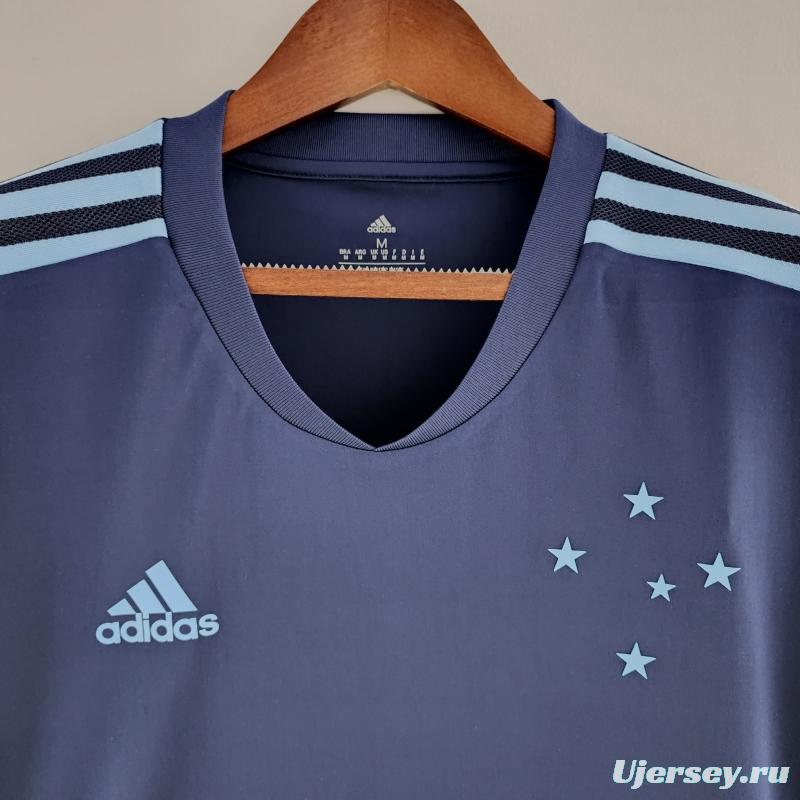 22/23 Cruzeiro Training Jersey Blue Jersey