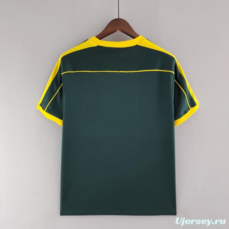 Retro Goalkeeper Brazil 1998 Dark Green Jersey