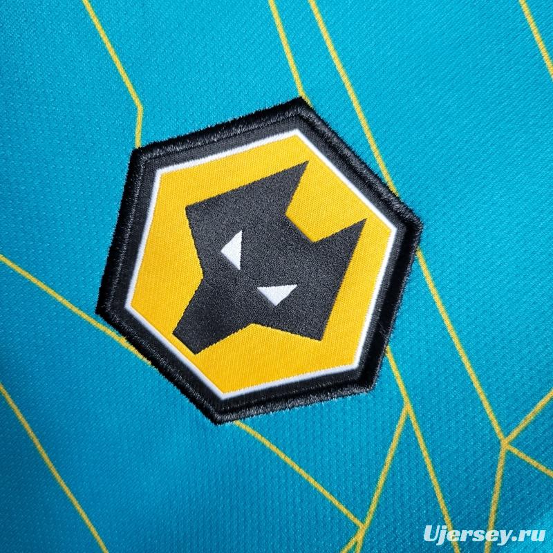 22/23 Wolverhampton Wanderers Away Soccer Jersey