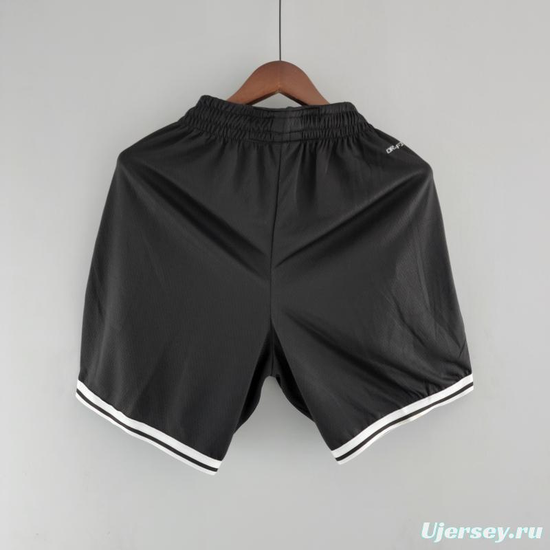 75th Anniversary Brooklyn Nets NBA Shorts Black