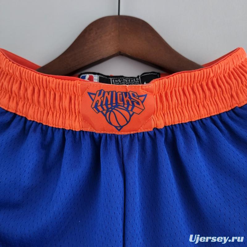 New York Knicks NBA Shorts Blue