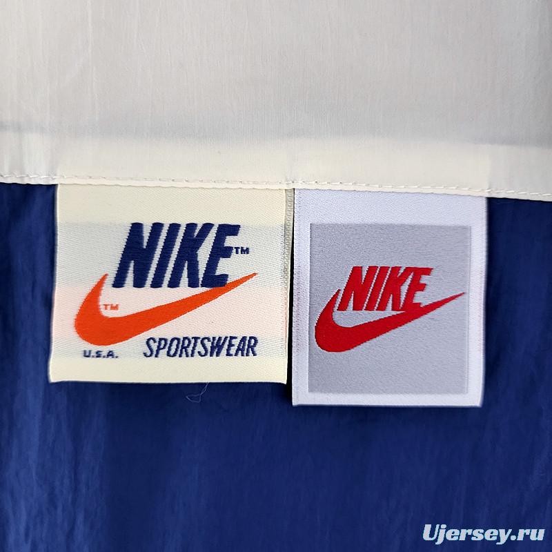 2022 NIKE Windbreaker Nike Beige Blue