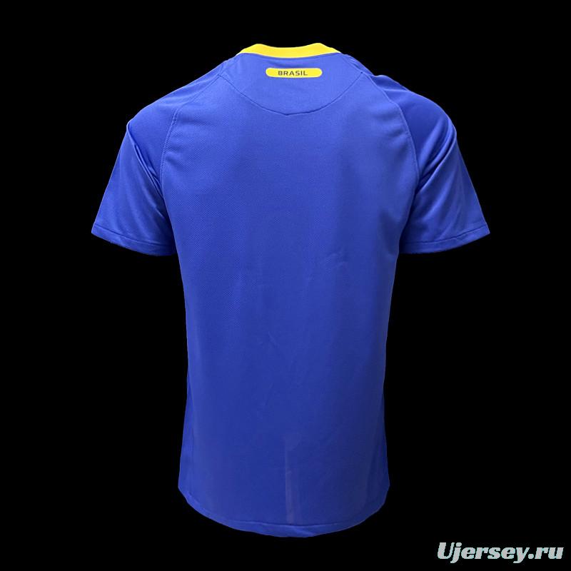 Retro 2010 Brazil Away Soccer Jersey