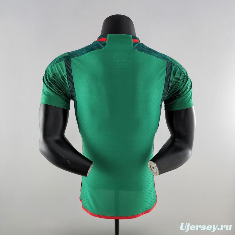 Player Version 2022 Mexico Home Soccer Jersey