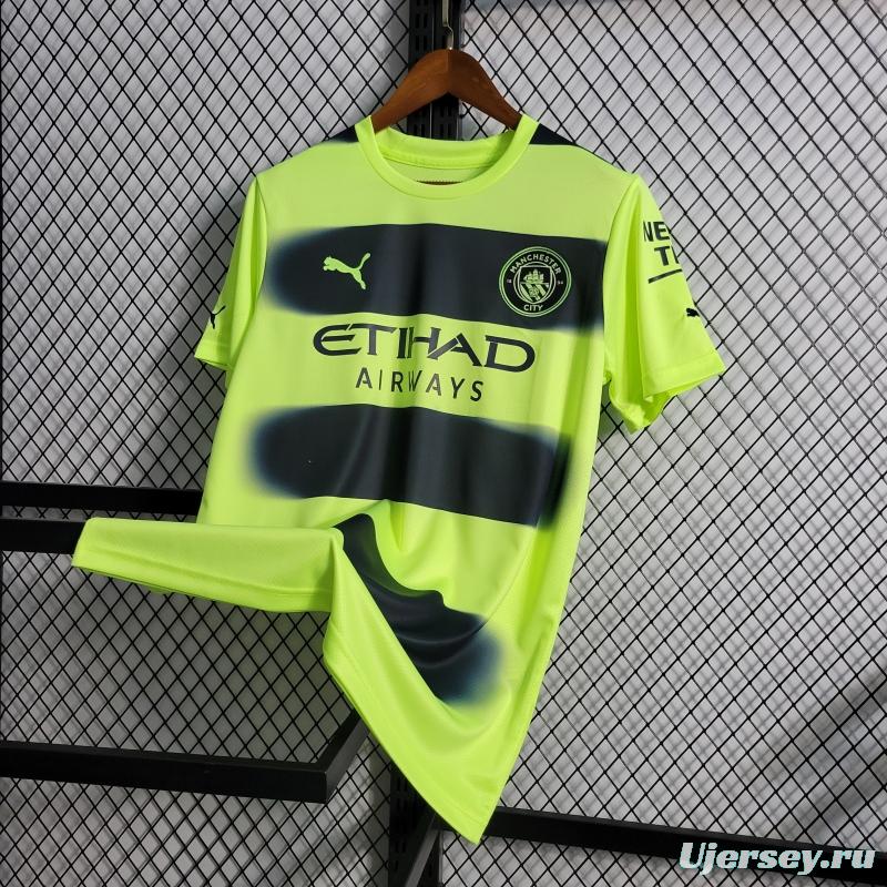 22/23 Manchester City Third Soccer Jersey