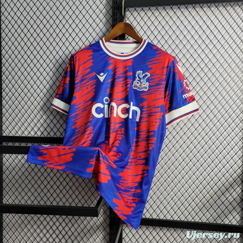 22/23 Crystal Palace Home Soccer Jersey