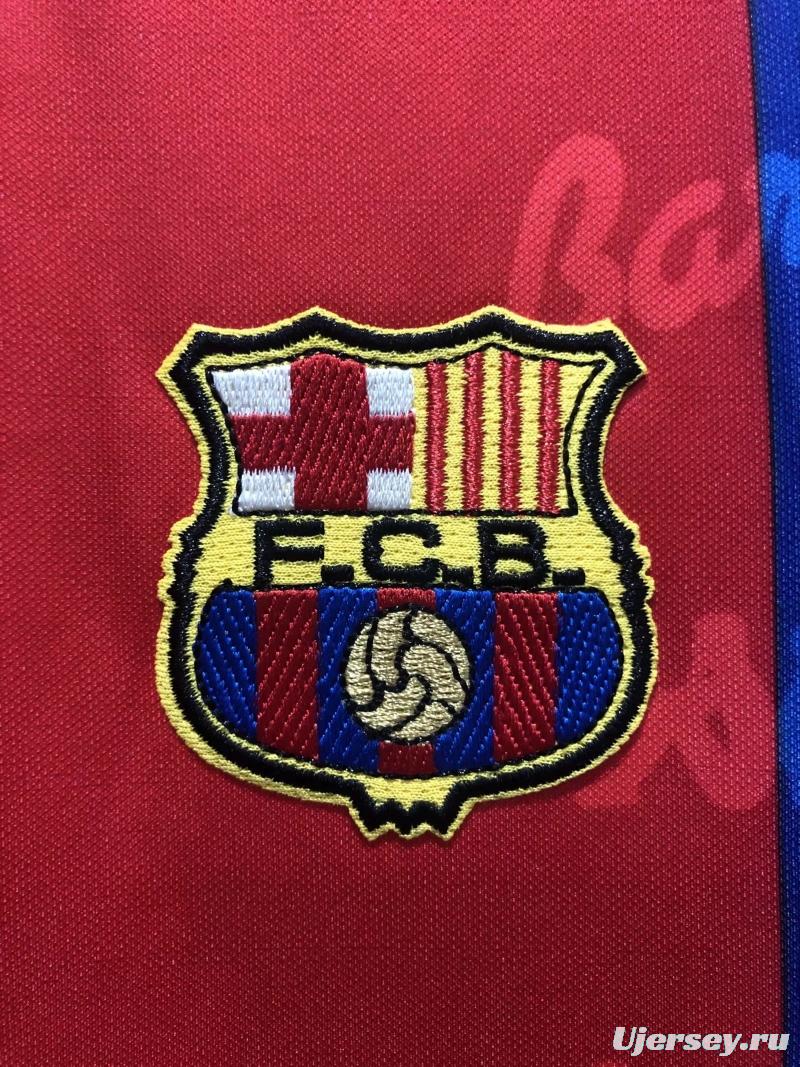 Retro 92/95 Barcelona Home Soccer Jersey