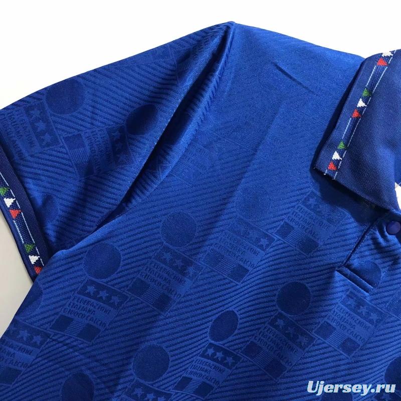 Retro 1994 Italy Home Soccer Jersey