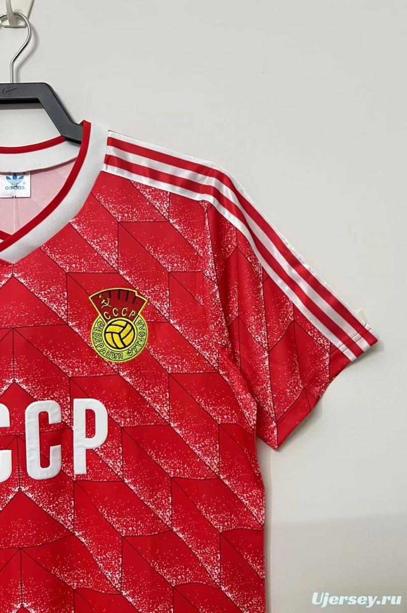 Retro 88/89 USSR Home Soccer Jersey