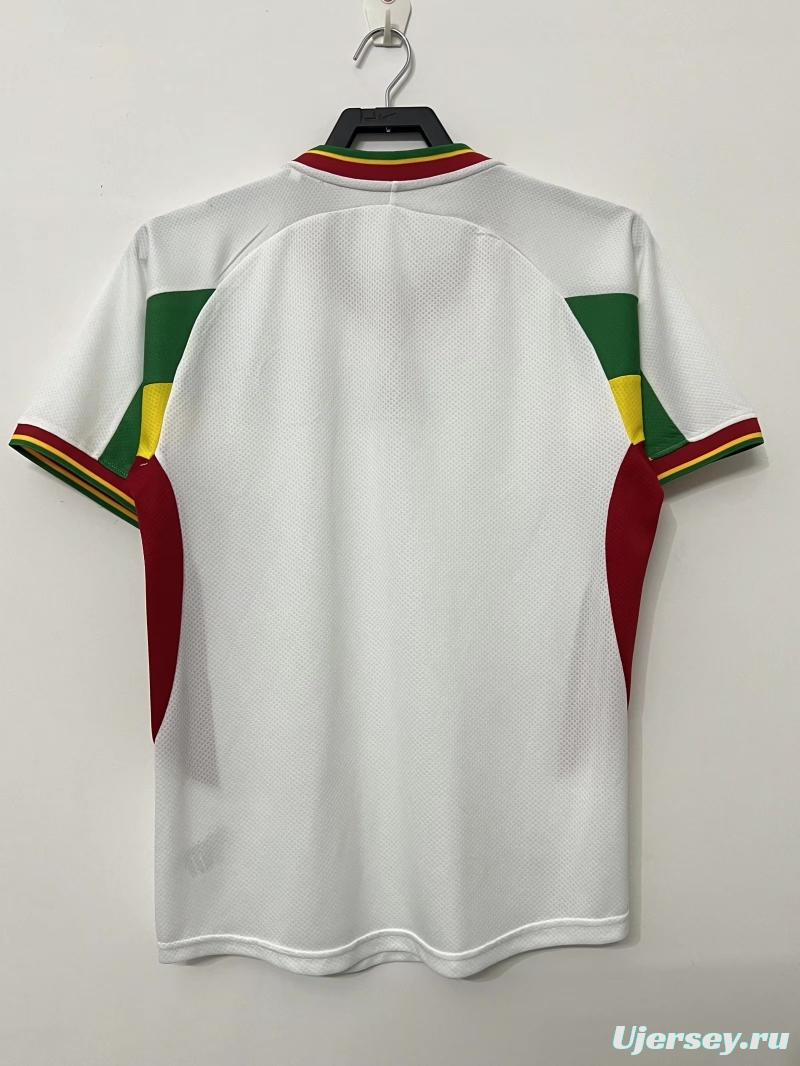 Retro 2002 Senegal White Jersey