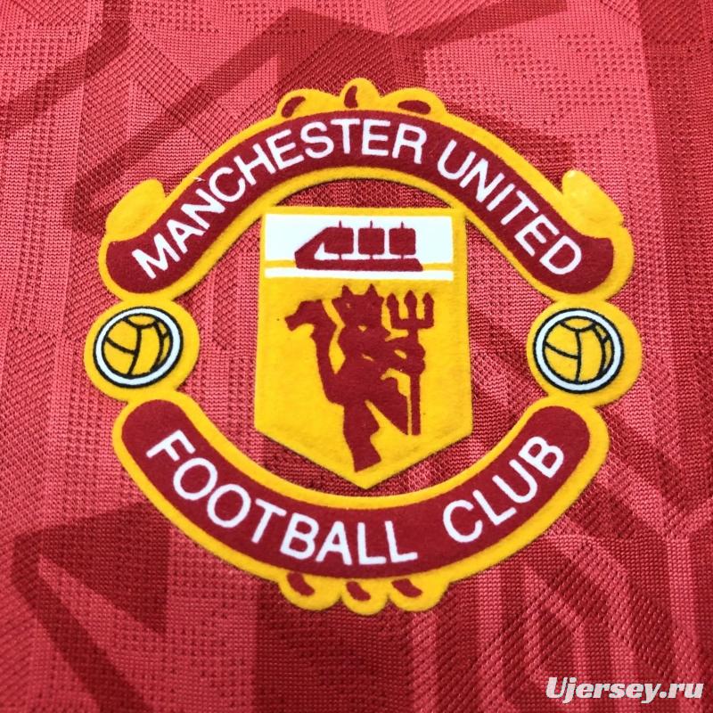 Retro 92/94 Manchester United Home Jersey