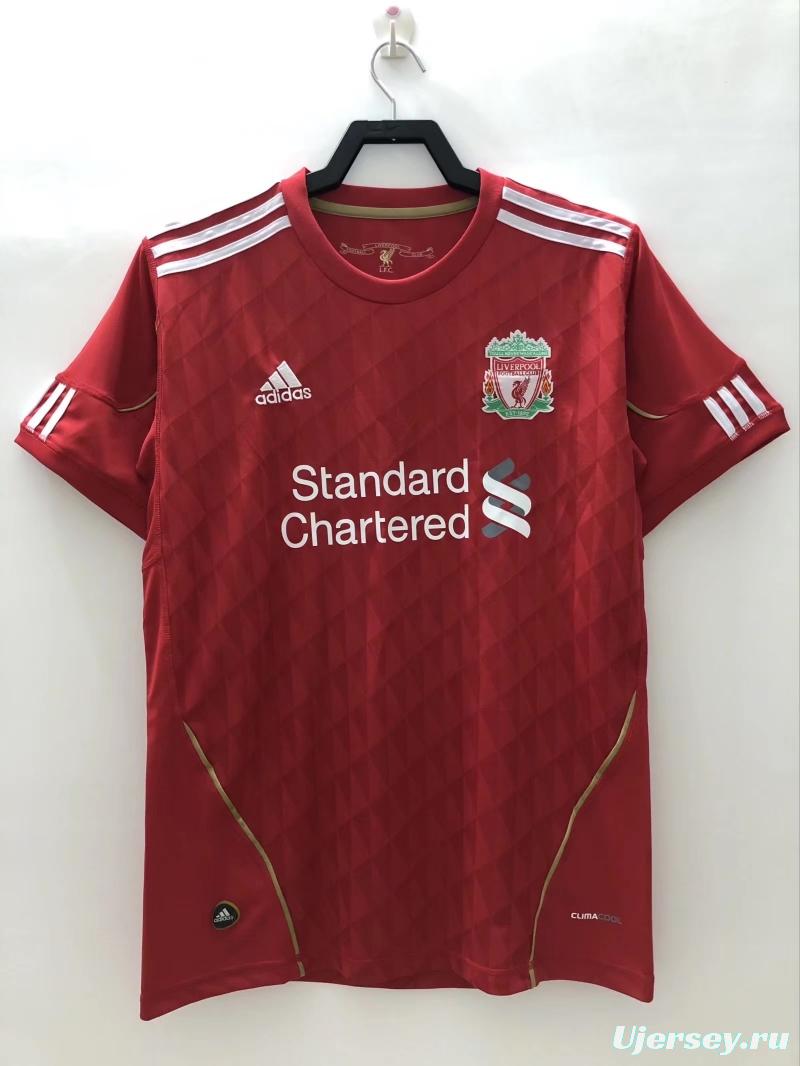 Retro 10/11 Liverpool Home Soccer Jersey