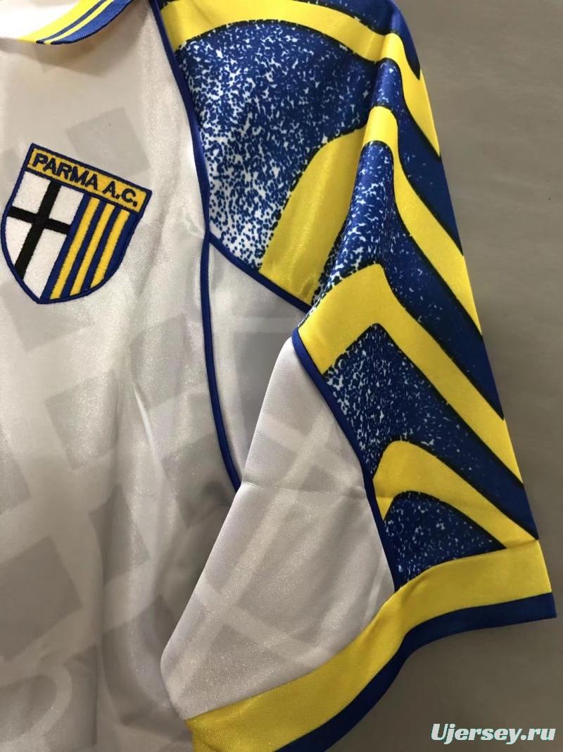 Retro 95/97 Parma Home Soccer Jersey