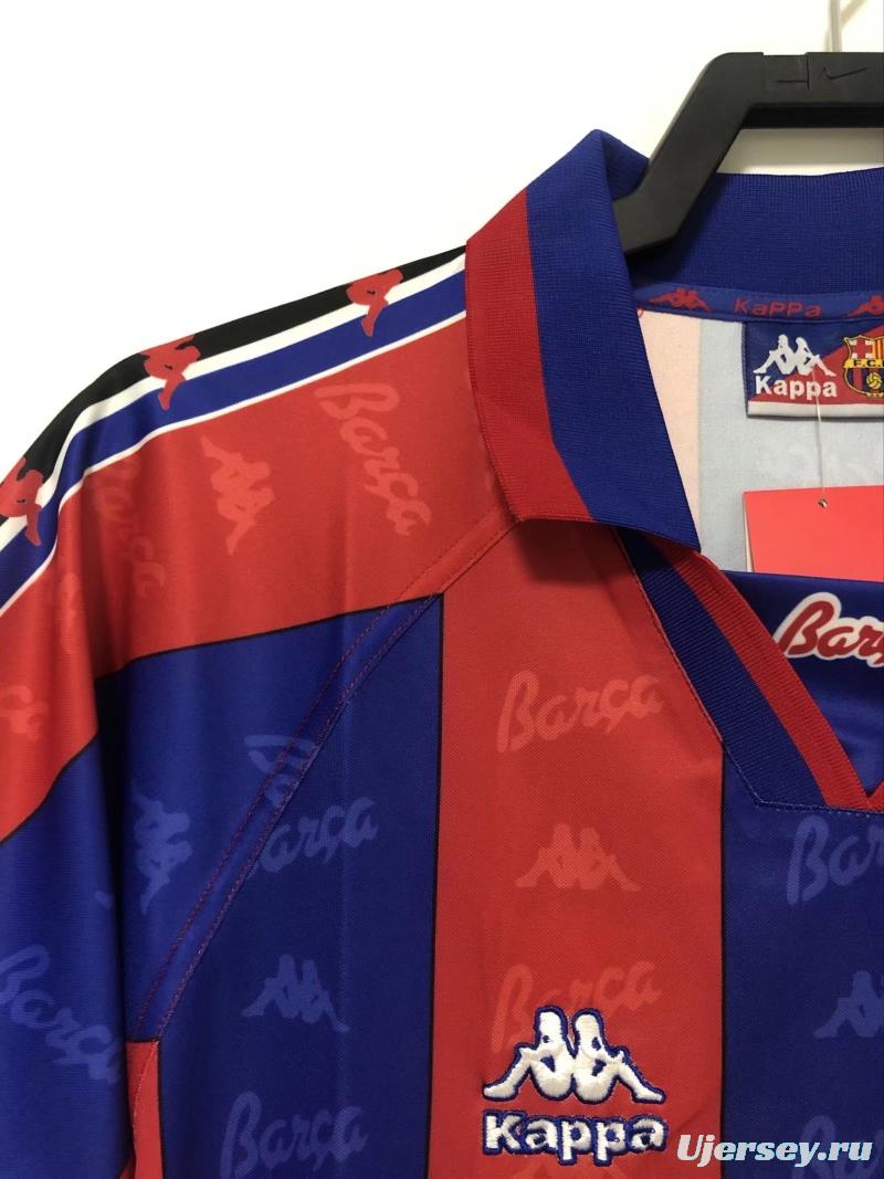 Retro 96/97 Barcelona Home Soccer Jersey