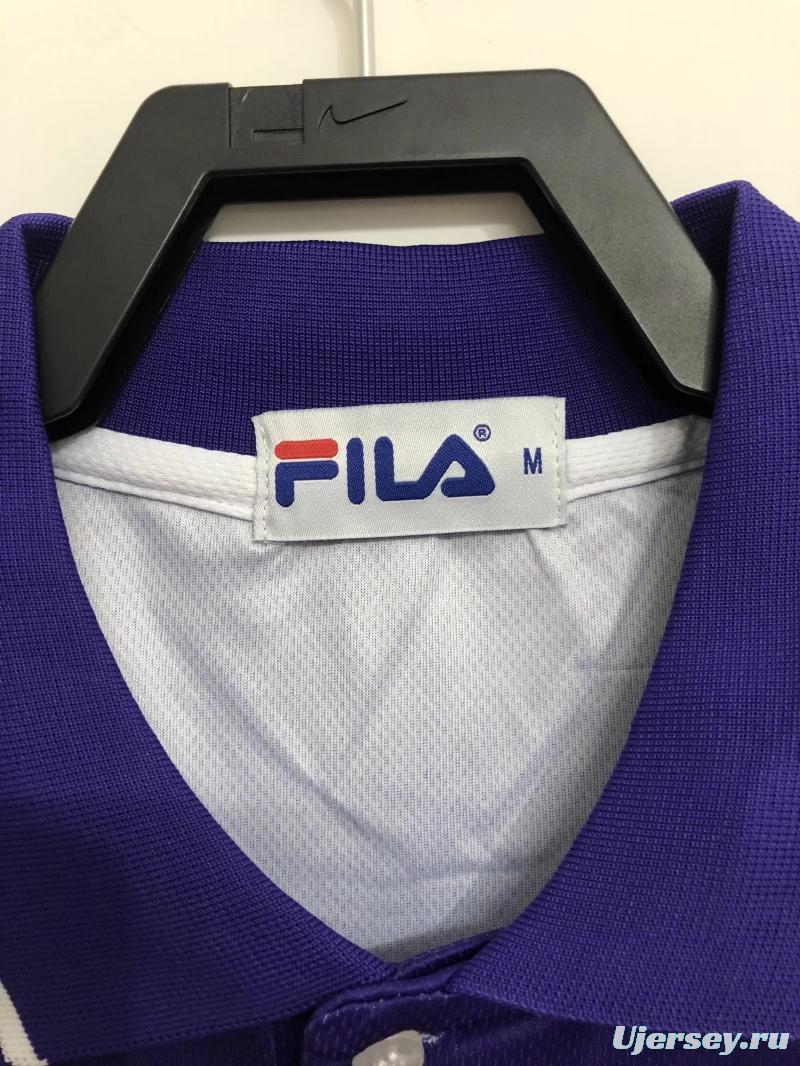 Retro 99/00 Fiorentina Home Soccer Jersey