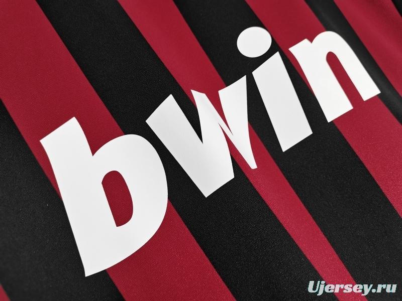 Retro 2009/10 AC Milan Home Soccer Jersey