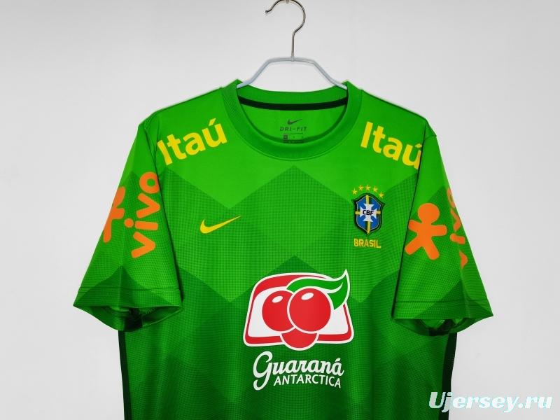 Retro 2020 Brazil Green Training Jersey