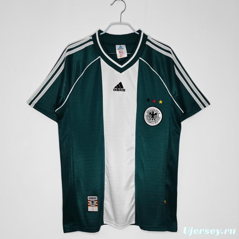 Retro 1998 Germany Away Soccer Jersey