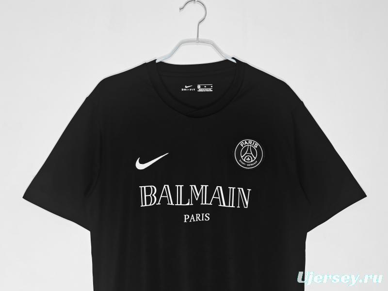 Retro 2020 PSGx Balmain Black Jersey