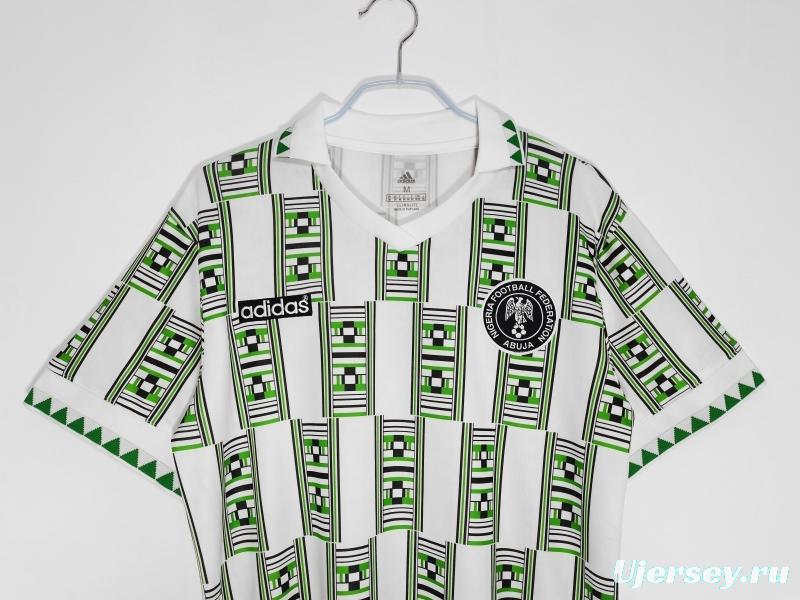 Retro 1994 Nigeria Away Soccer Jersey