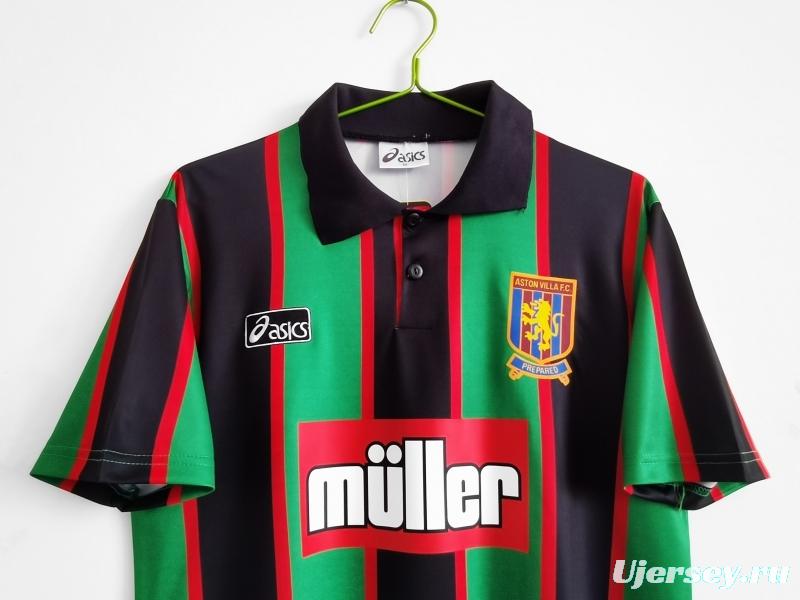 Retro 1993/95 Aston Villa Away Soccer Jersey
