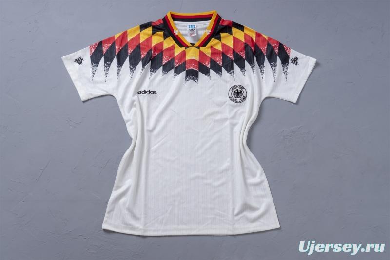 Retro 1994 Germany Home Soccer Jersey