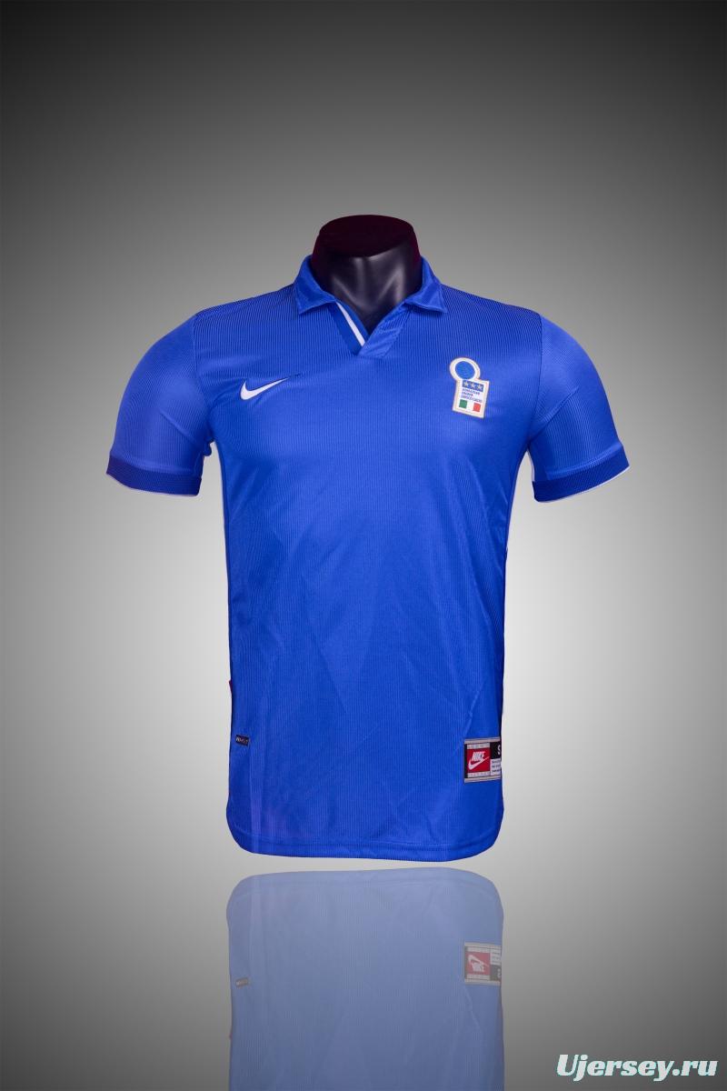 Retro 1998 Italy Home Soccer Jersey