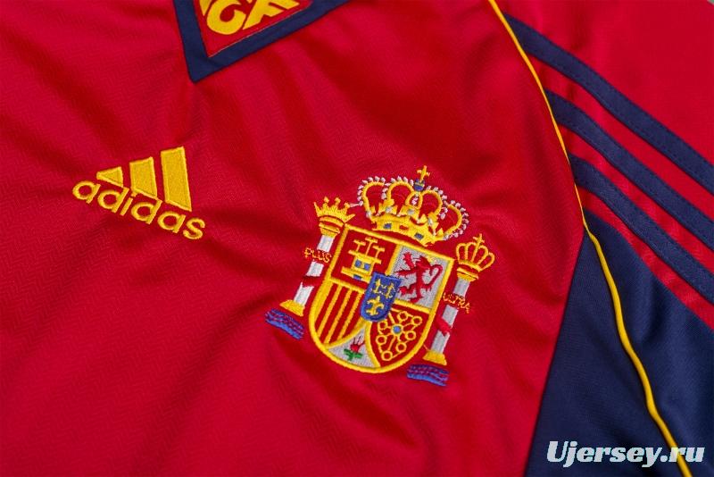 Retro 1998 Spain Home Soccer Jersey