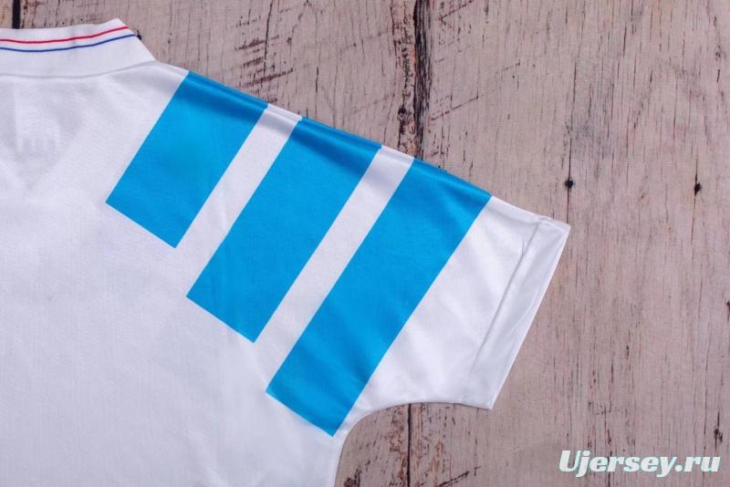 RETRO 92/93 Marseille Home Soccer Jersey