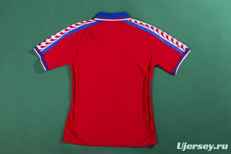 Retro 1996 Czech Republic Home Soccer Jersey