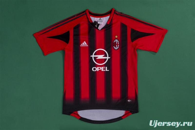 RETRO 04/05 AC Milan Home Soccer Jersey