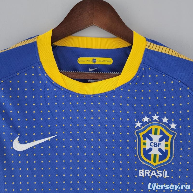 Retro 2010 Brazil Away Soccer Jersey