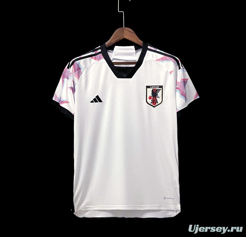 2022 Japan Away White Soccer Jersey