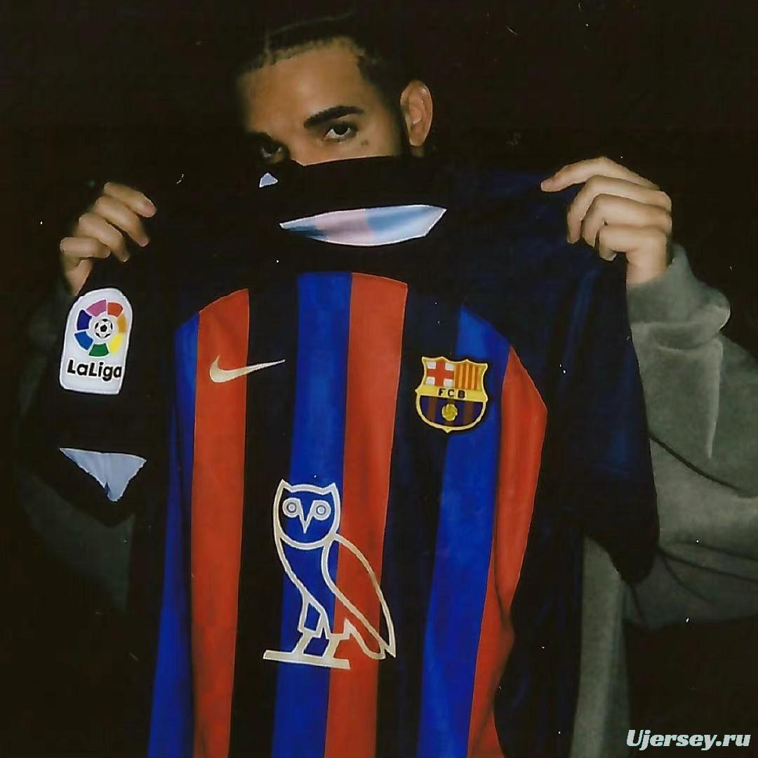 22/23 Barcelona Drake Jersey