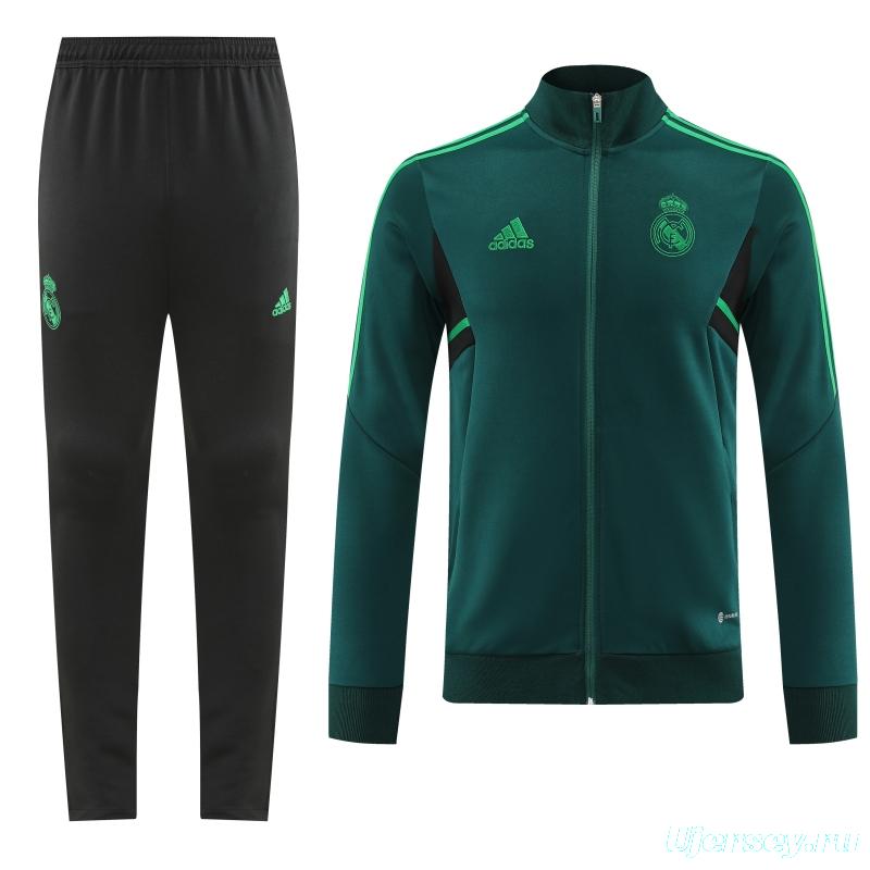 2022 Mexico Deep Green Full Zipper Tracksuit