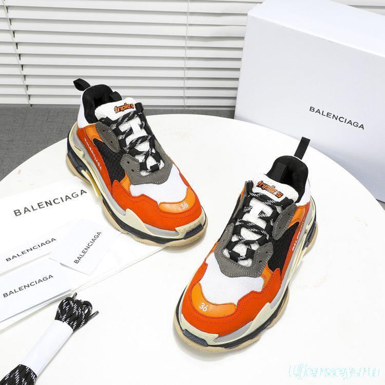 Men/Women Balenciaga Triple S Sneaker Orange Item 6380340